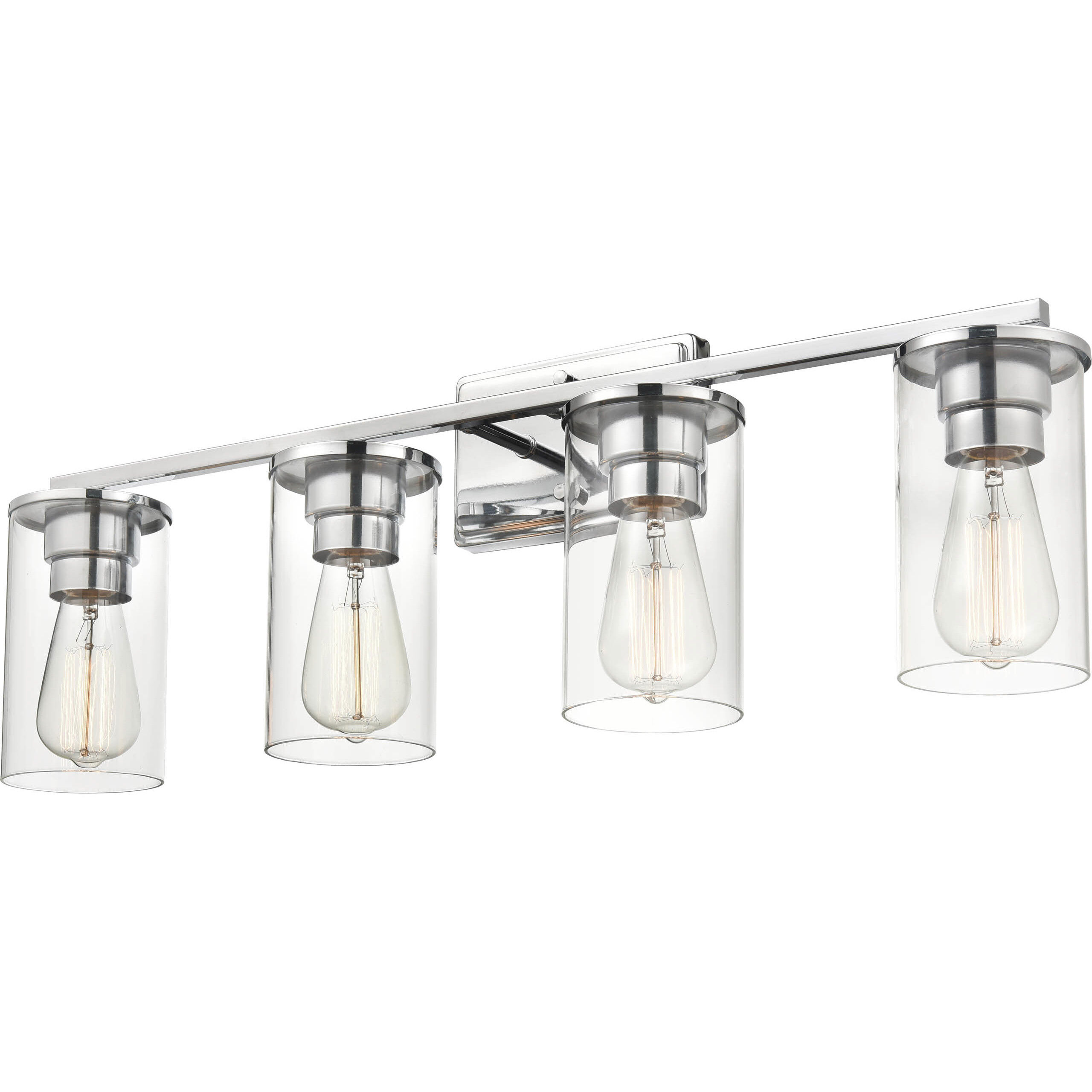 Verlana 4 Light 27.63 inch Chrome Bathroom Vanity Light Wall Light